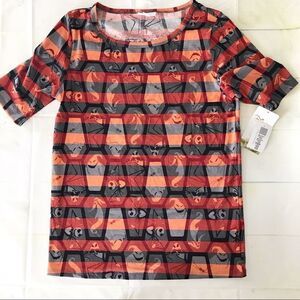 LuLaRoe Disney Black Orange Gigi Jack Skellington